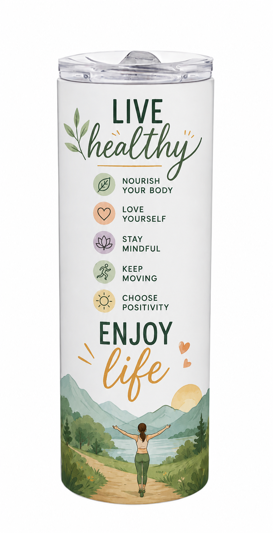 Personalised Tumblers Love Life