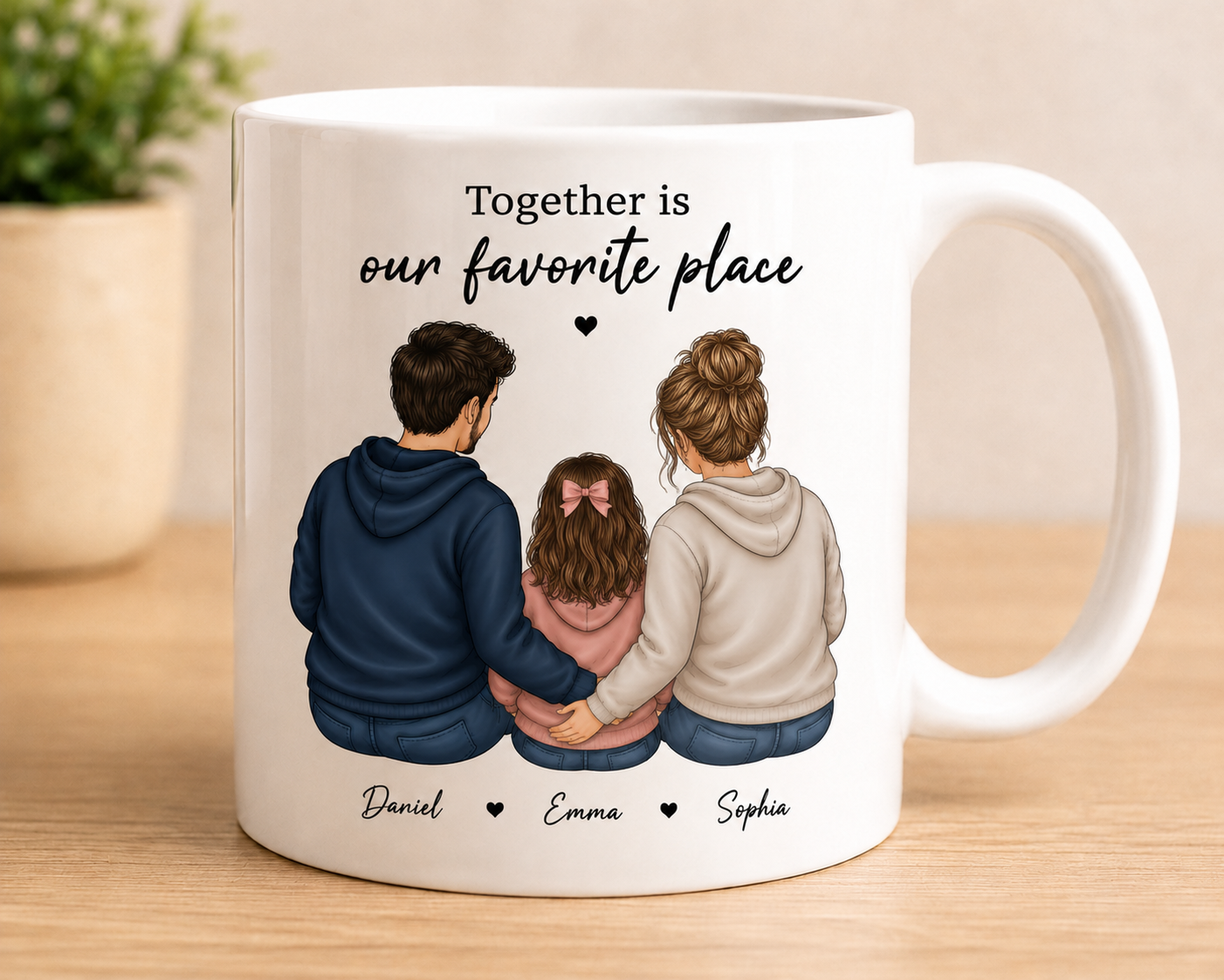 Personalised mug for Family