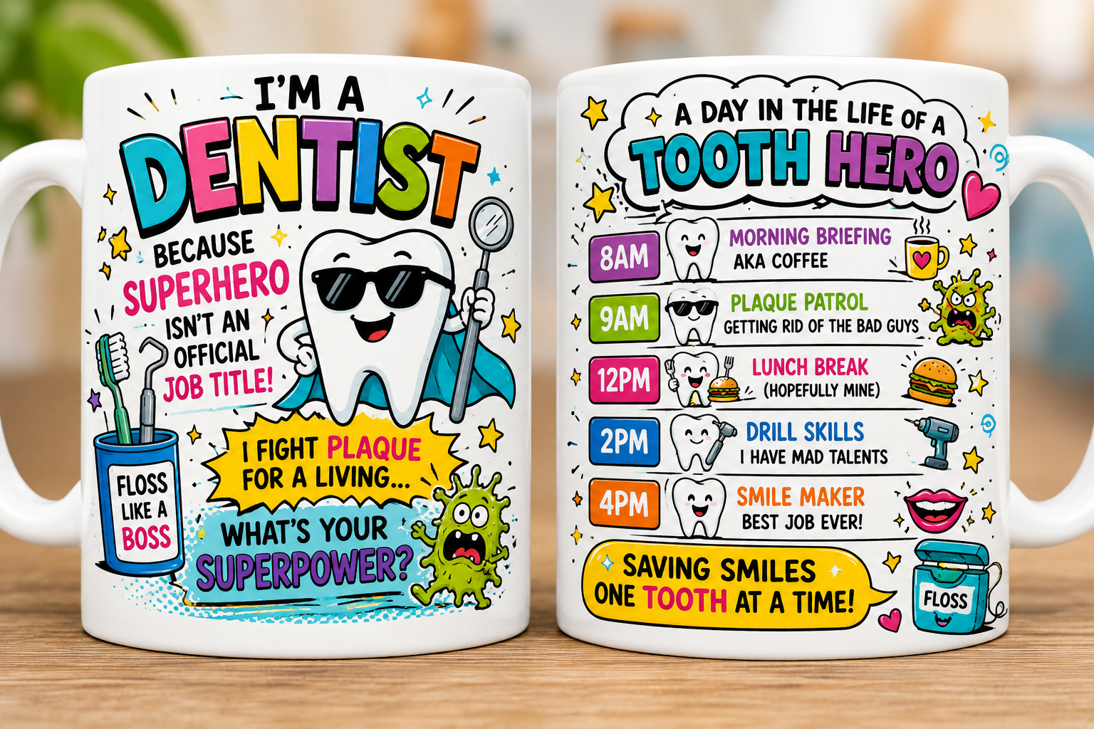Personalised mug for Dentist