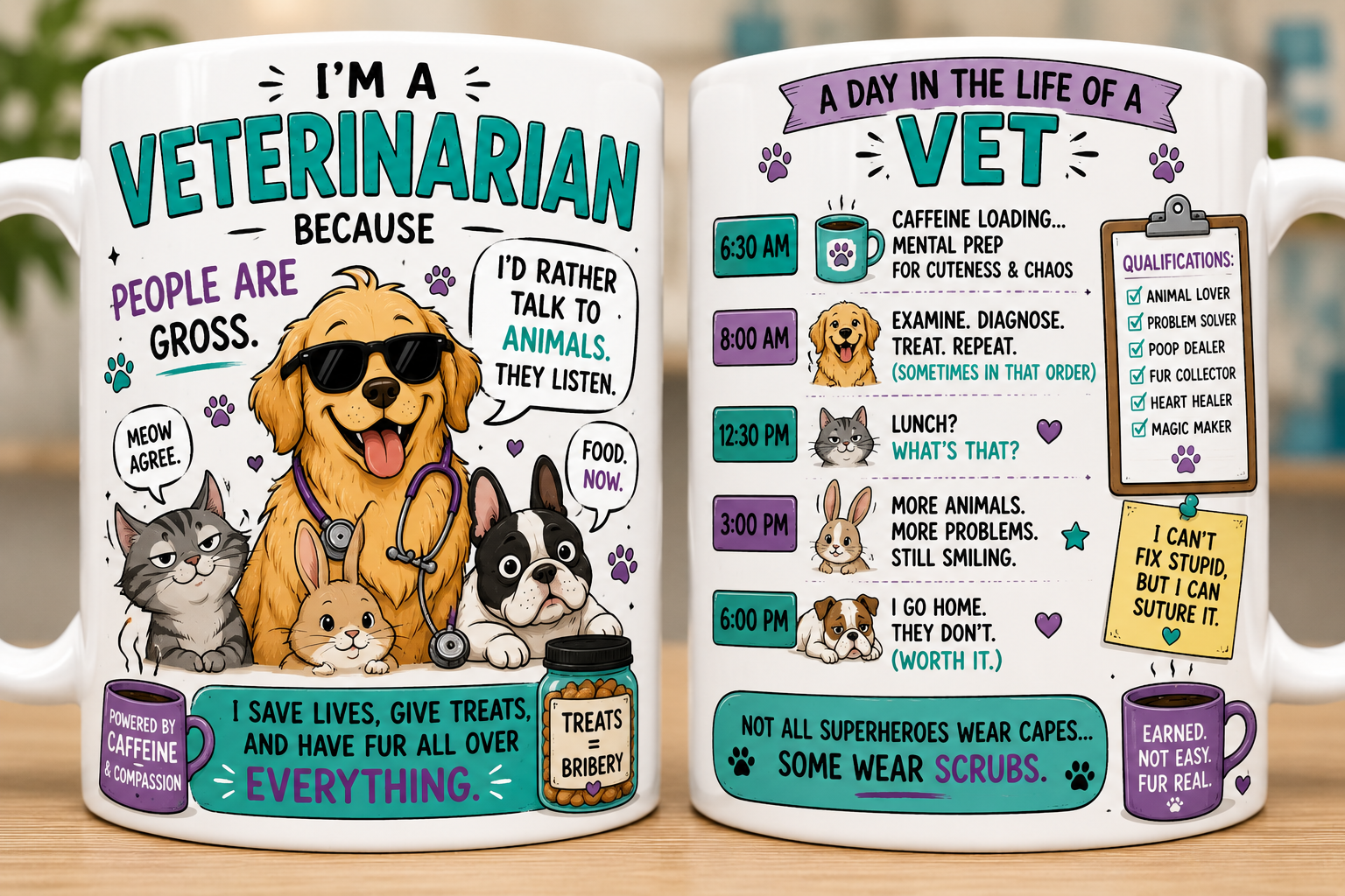 Personalised mug for Veterinarian
