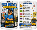 Personalised mug for Bus drivers