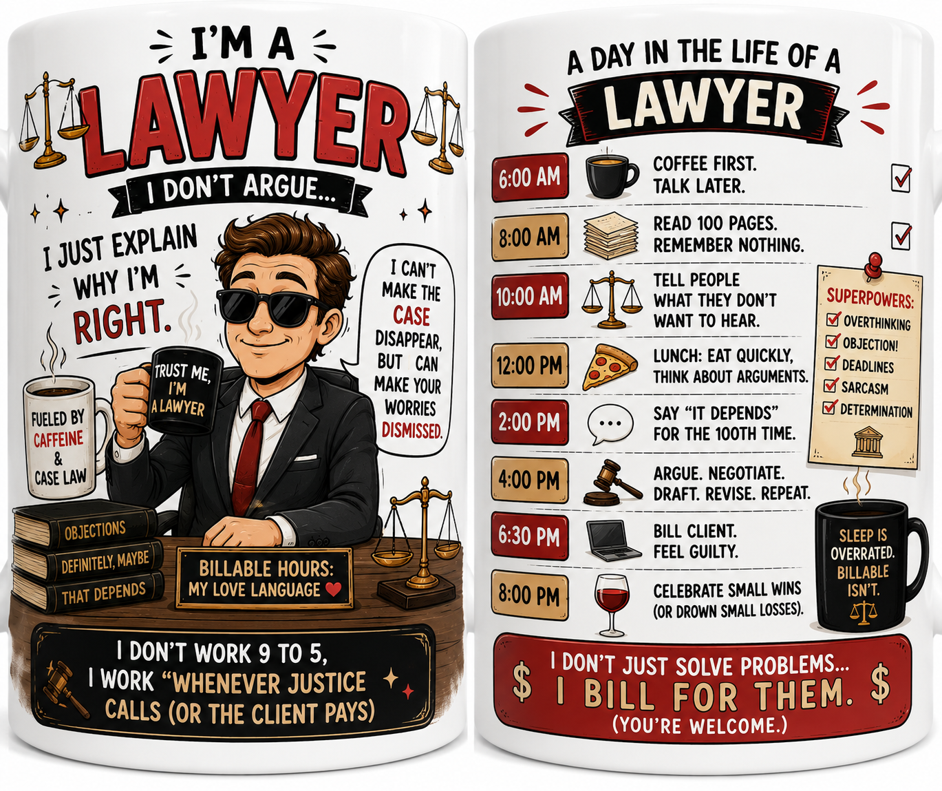 Personalised mug for Lawyer