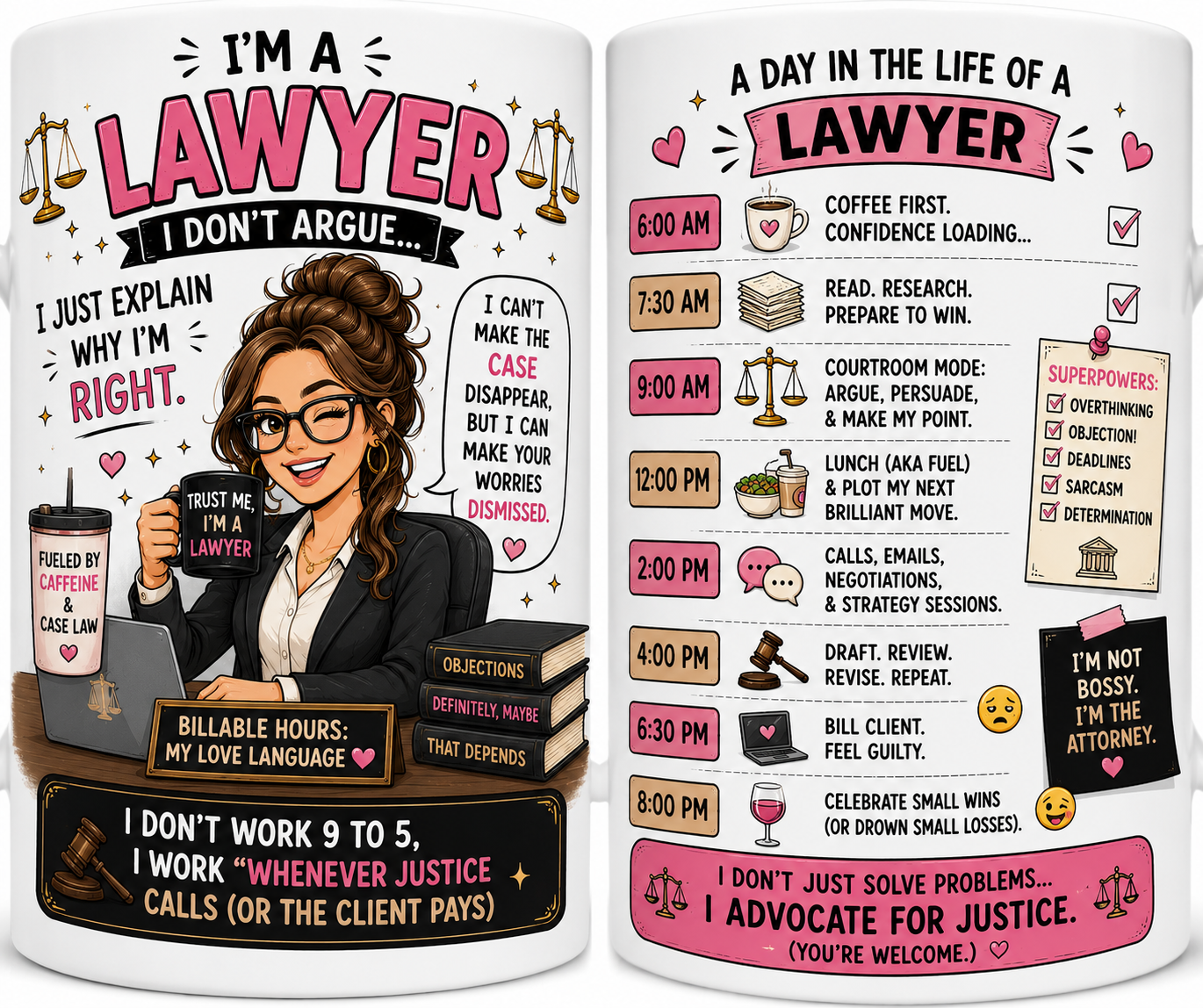 Personalised mug for Lawyer