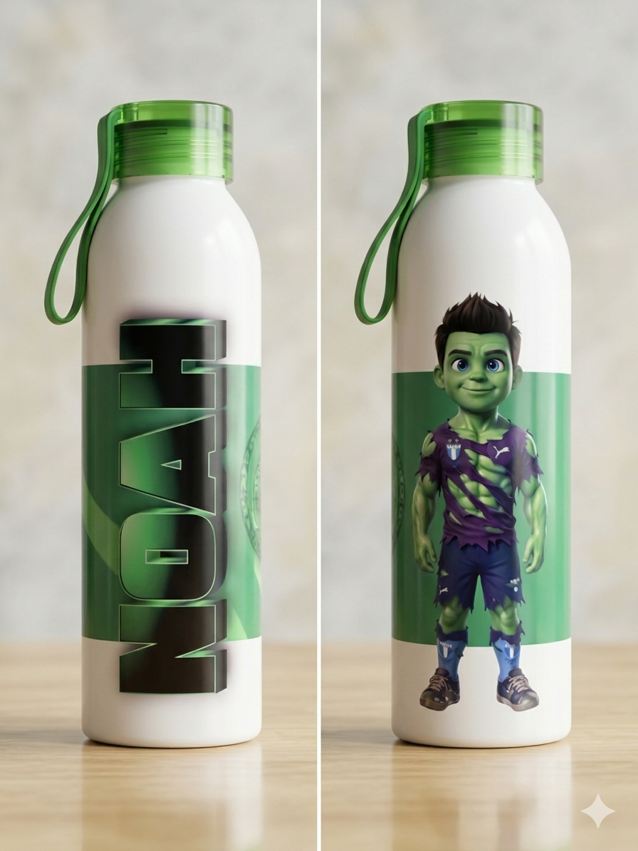 Personalised aluminium bottle